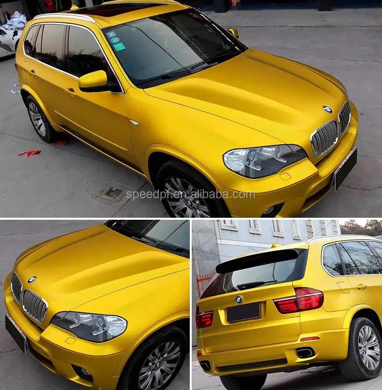 Popular Rose Pink Matte Chrome Metallic Vehicle Body Vinyl Car Wrapping Film