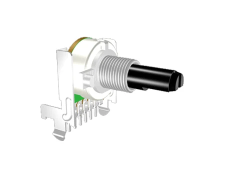 HW-164K-1 Best quality dust resistance plastic shaft Rotary Potentiometer with bushing option