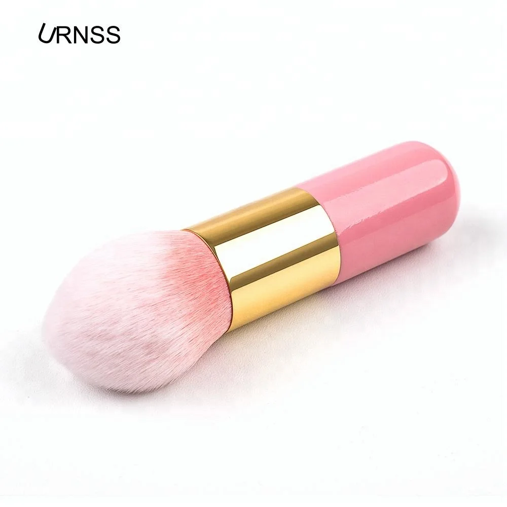 China supply Amazon hot selling Vegan private label flat single brush cosmetic brush for make up