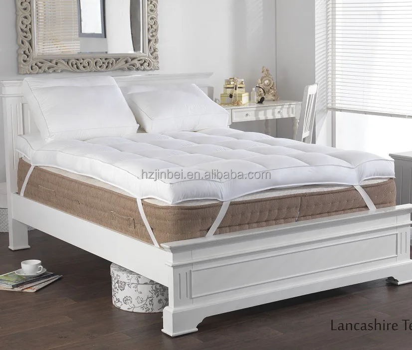 
Soft King Mattress Topper, Polyester Mattress Pad with gueest 