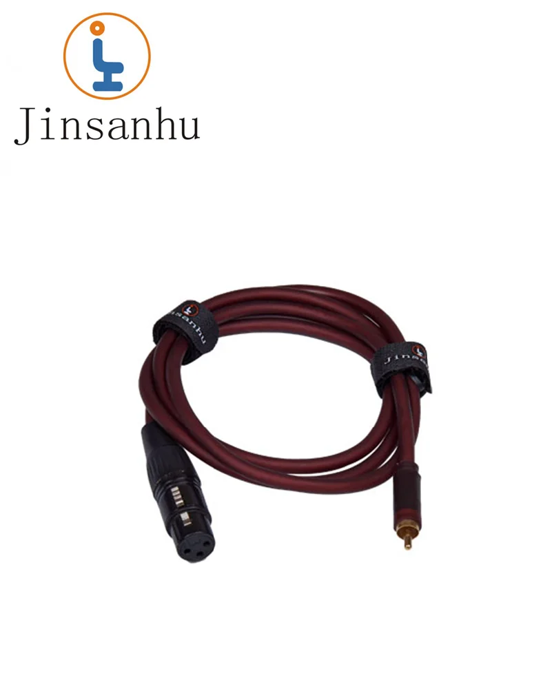 XLR Женский к RCA разъем микрофонный кабель Тип литья под давлением 1.5 м