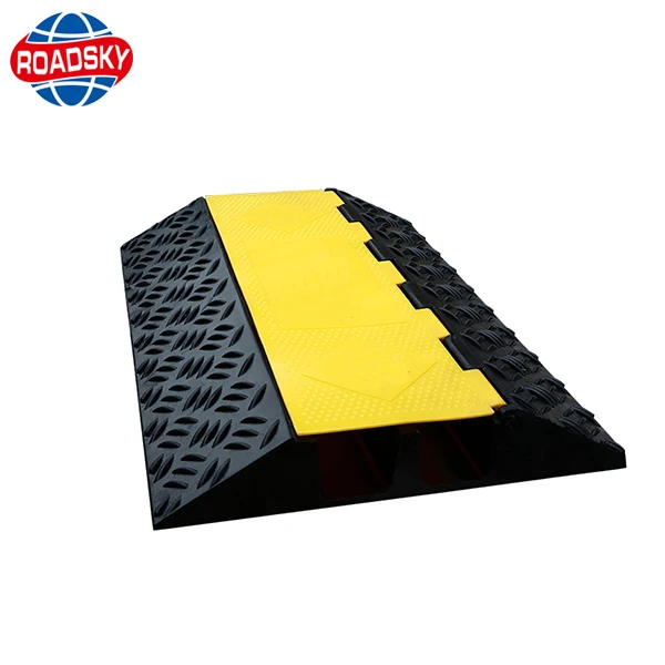 
outdoor durable rubber cable protector 5 channel yellow jacket <span style=