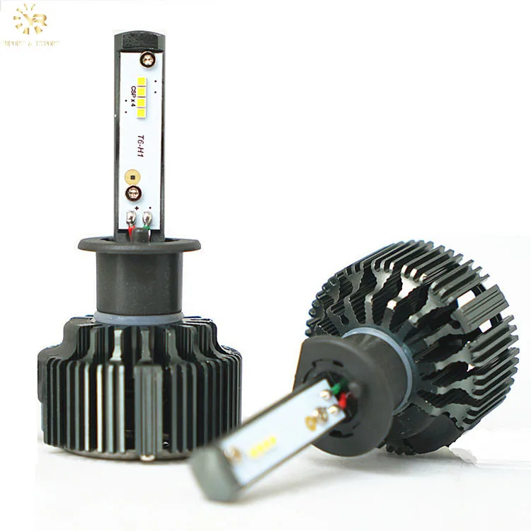 6500K супер яркая автомобильная светодиодная фара T6 40W H1 лампы