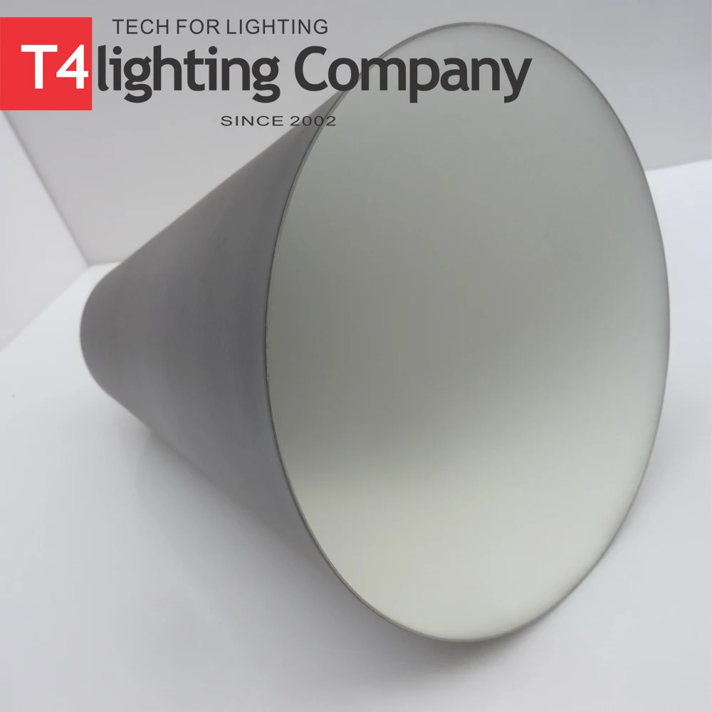 OEM Aluminum Spinning Metal Cone Shaped Lamp Shades