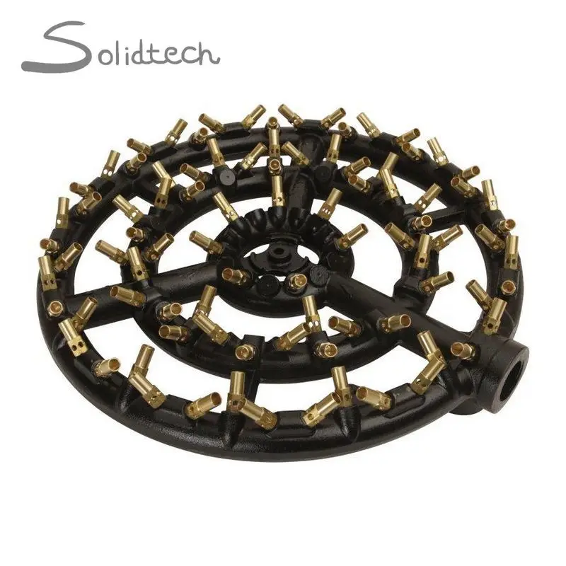 320,000 BTU Cast Iron Propane Gas Wok 32 Tips Jet Burner