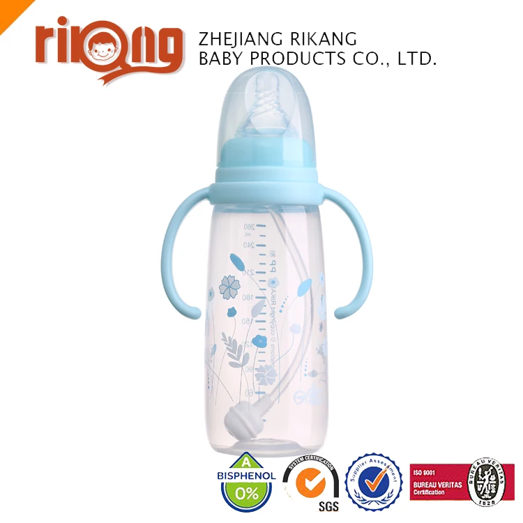 New Design Cute Wide Neck PP Baby Feeding Bottle  RK-3121