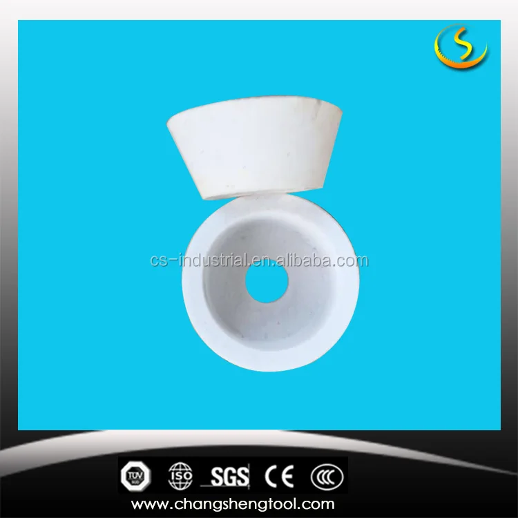 cup size white corundum grinding wheel/bowl type grinding stone