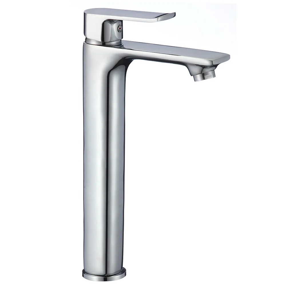 B0078-B  Chrome finish bath shower faucet single handle zinc wall mounted bath mixer tap