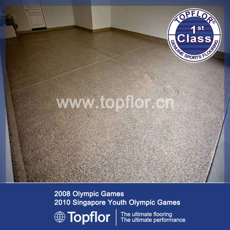 
Smart Glitter sparkle vinyl safety flooring roll with beige color 