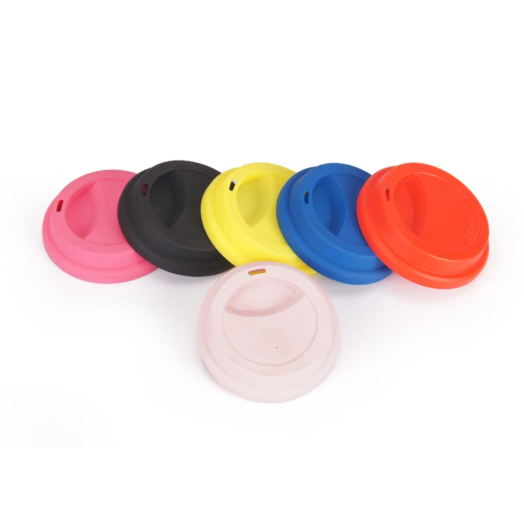 Manufacturer hot sale universal silicone seal mug coffee cup lid for glass plastic ceramic cup