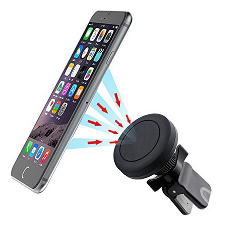 Universal Twist-lock Air vent Magnetic Car Mount Holder for iPhone Samsung