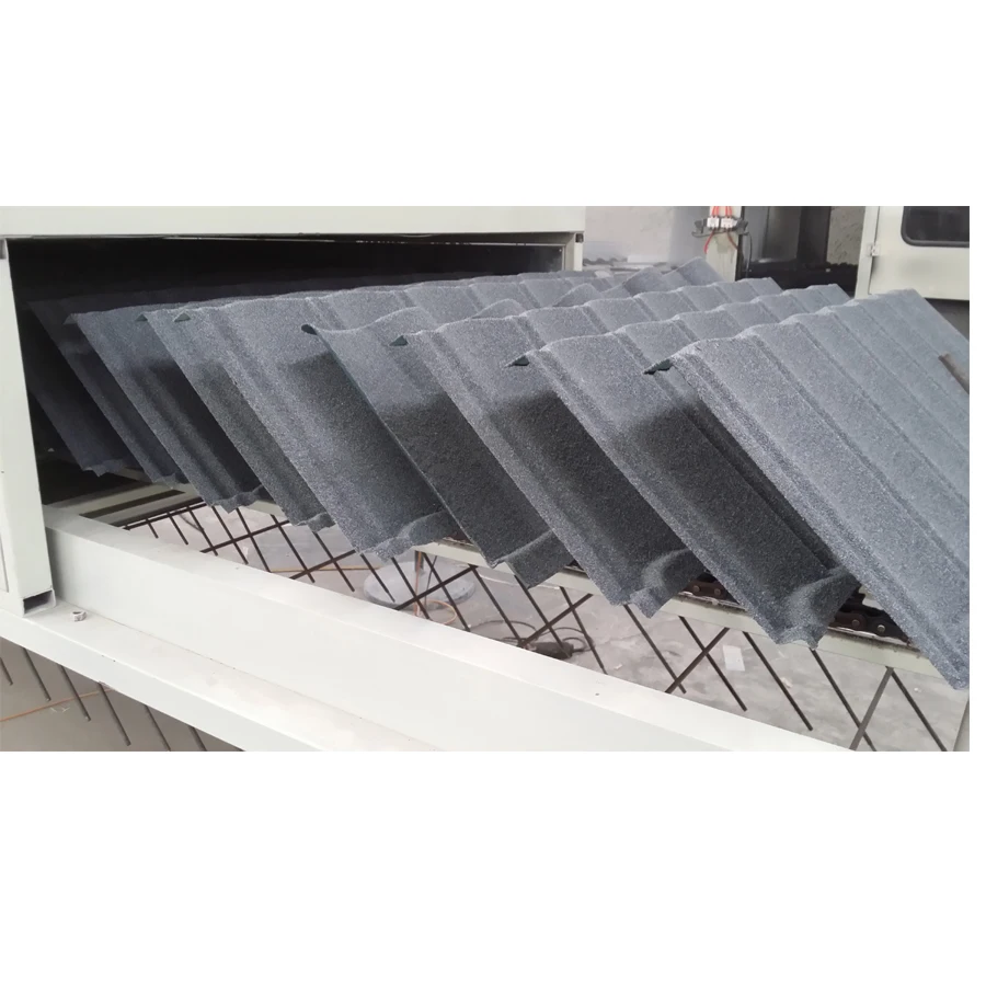 Линия по производству кровельной черепицы с каменным покрытием