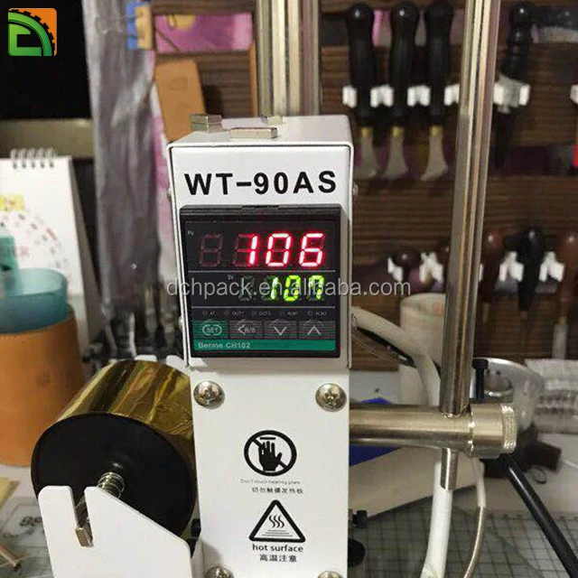 Удобный человек использовать мини горячего тиснения для брендинга стельки