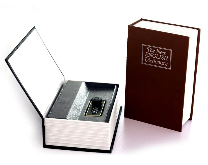 OEM best selling Home dictionary secret diversion fireproof book safe with lock safe box