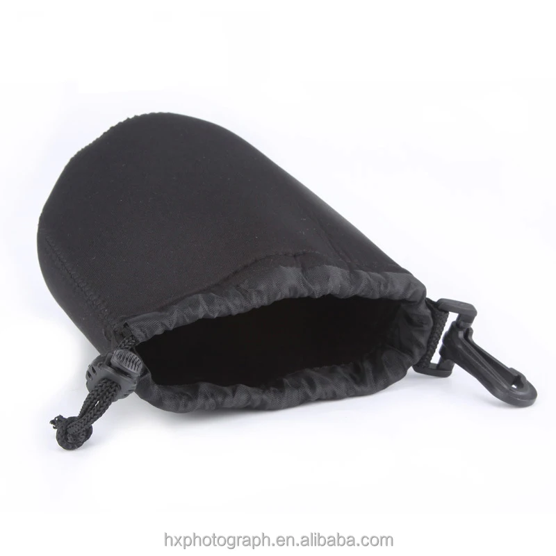 Бесплатный образец, Черный Неопреновый материал, сумка для объектива камеры, четыре размера
