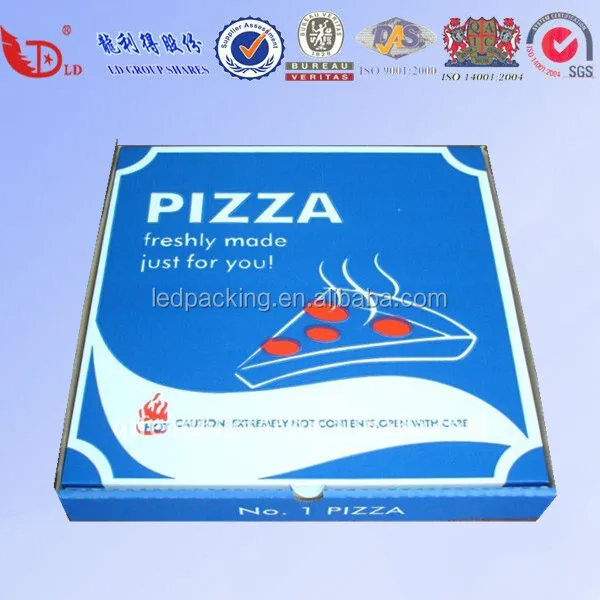 2016 Custom Printed 10 inch Pizza Boxes,16 inch Pizza Box, Logo Pizza Box