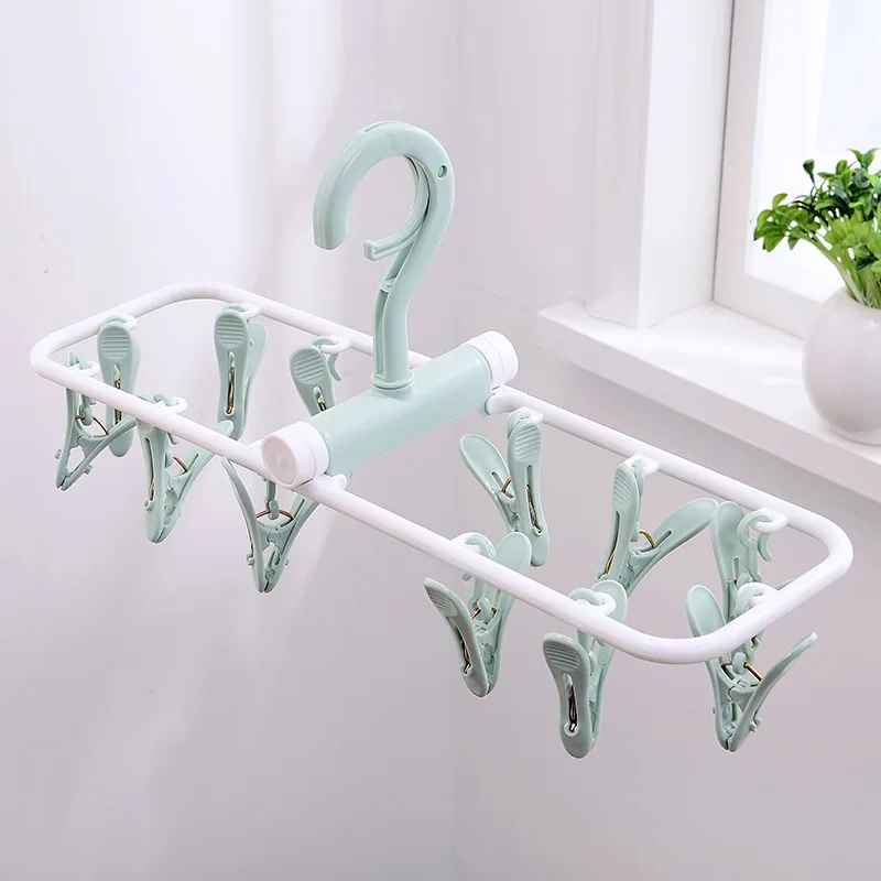 OEM Factory Direct Round 12 Plastic hanger Clips Clothes Hanger with Pegs