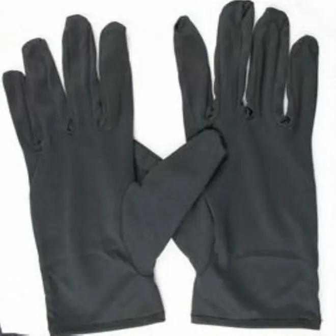 Microfiber Black Jewelry Cleaning Gloves For Jewelry Watches Cleaning