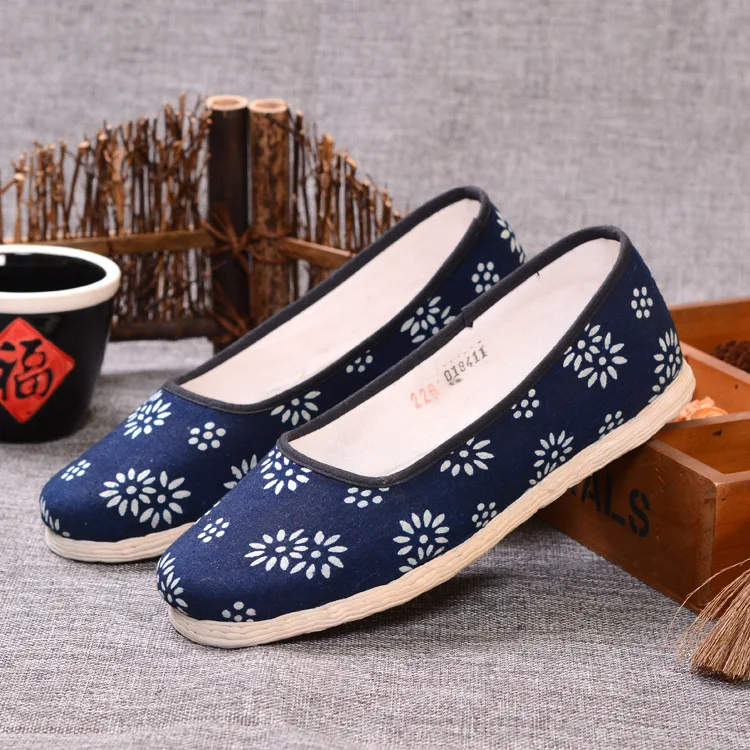 
Indoor beautiful Printing Canvas casual shoes for female 