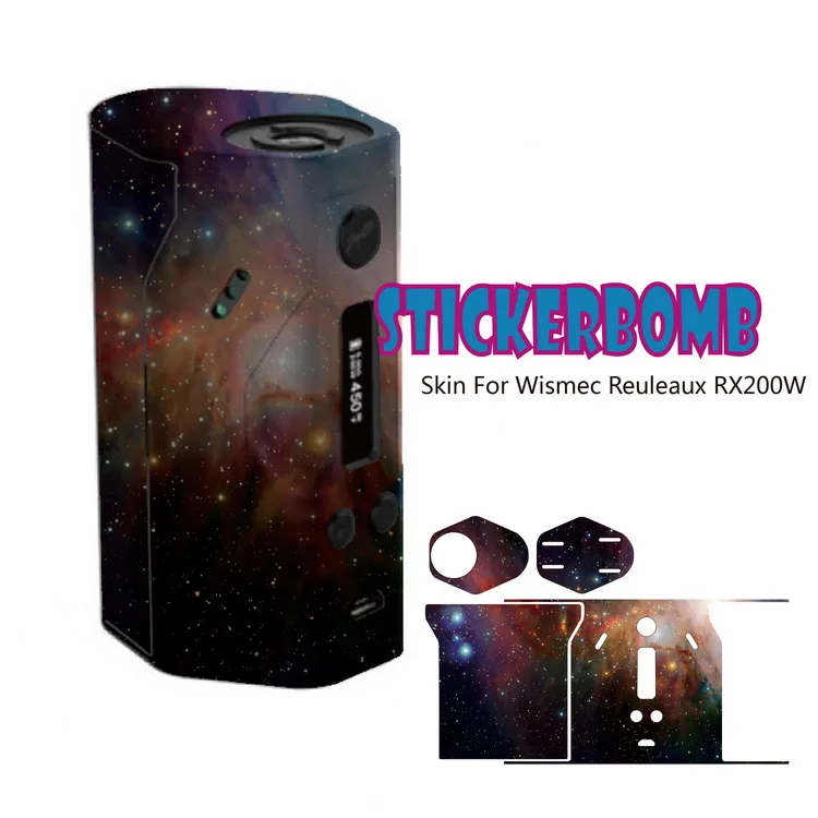 vaporizer skin wraps Skin Decal Wrap for rx 200 battery in stock