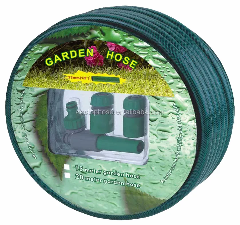 top sale flexible fiber nylon reinforced braided pvc water garden hose pipe