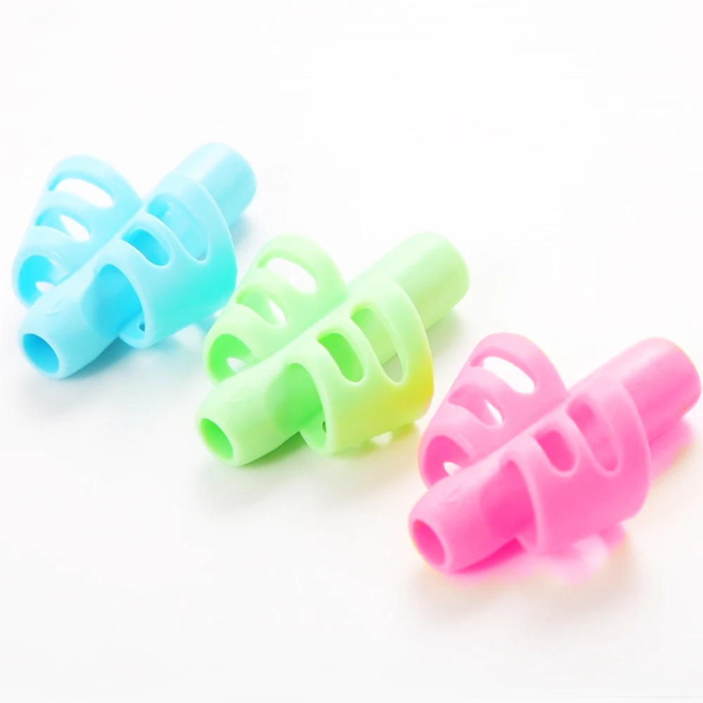 
Claw Preschool High Quality Candy 3pcs Silicone Set pencil silicone grip for kids handwriting rubber grips 