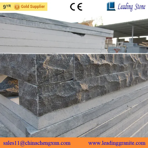 Natural Chinese blue limestone materials for facade of houses