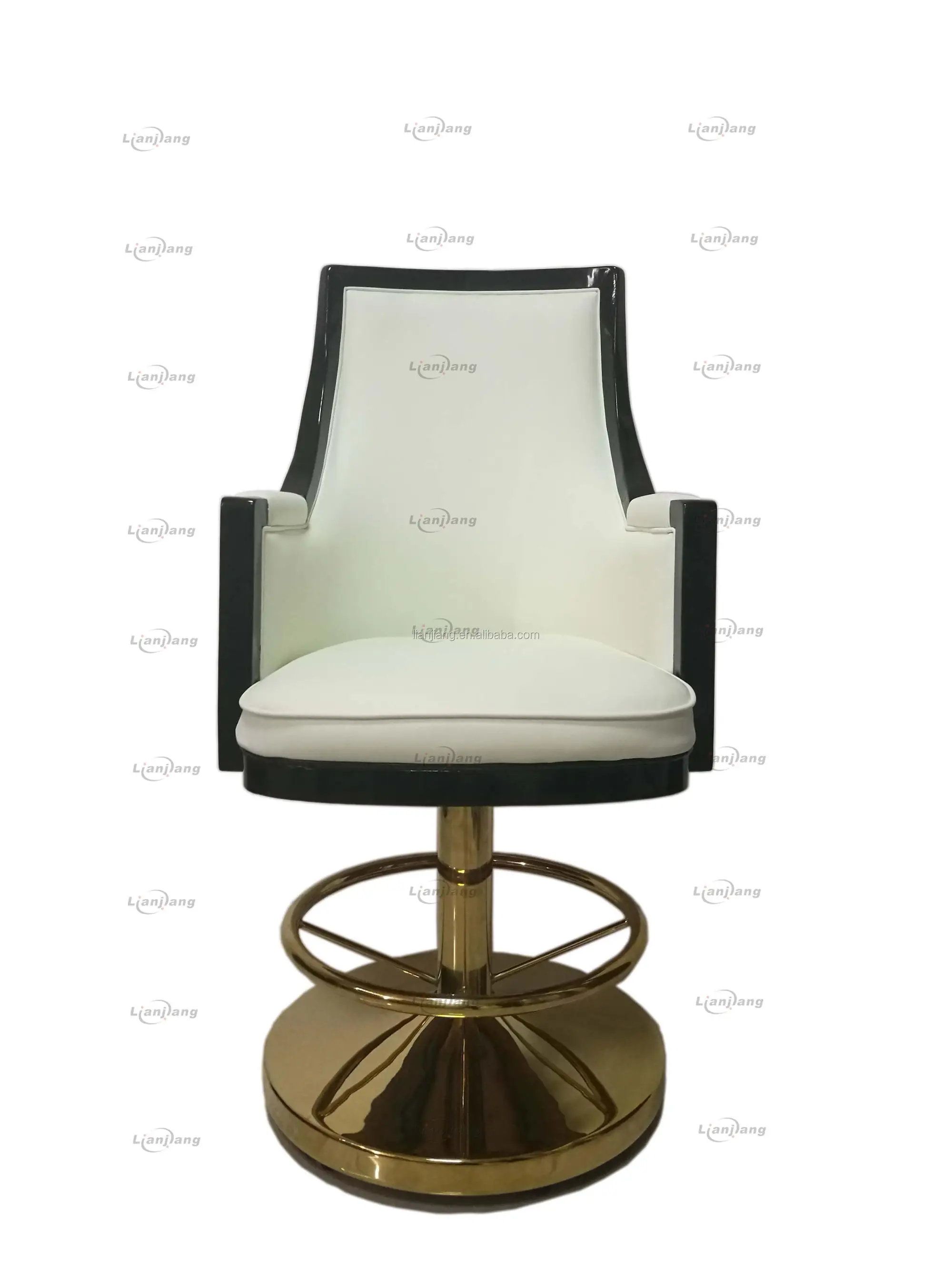 high quality leather Texas poker chair casino chair base manufacturers