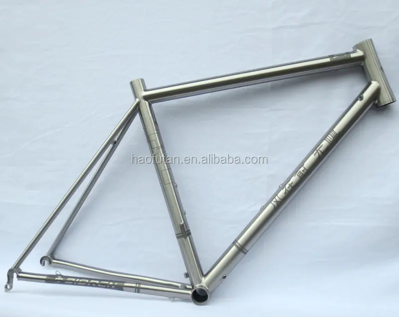 New model titanium road bike frame 700C disc brake integrated headtube internal cable routing frame