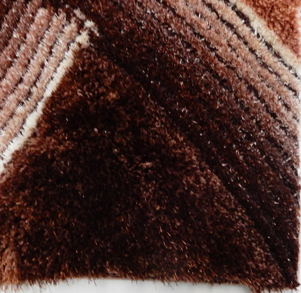 Luxury Living Room Chocolate Modern Design 3d Shaggy Rug Floor Area Rug Carpets and Rugs