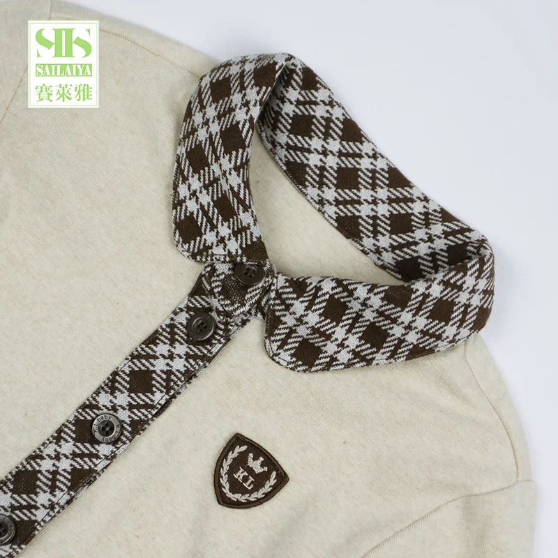 
hot sale long sleeve baby plaid t-shirt cotton clothes baby garments 