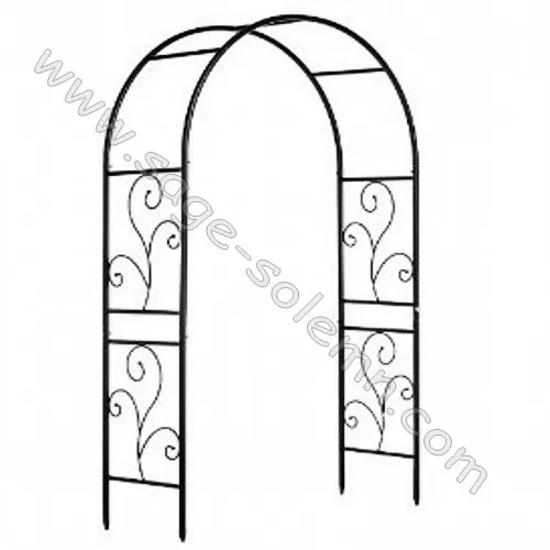 Metal Scroll Garden Arches On Window Or Door Canopy