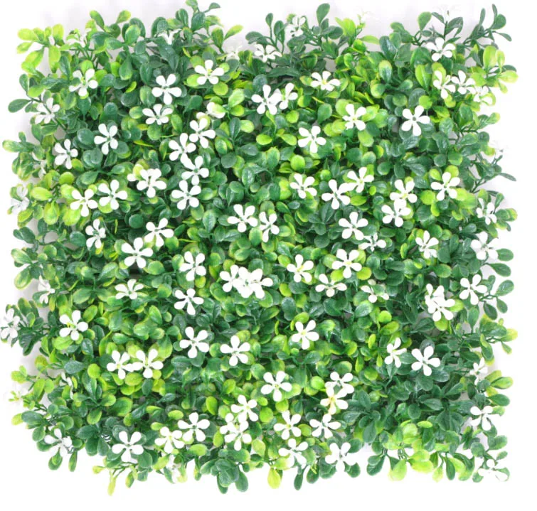 GM-10Anti-UV Plastic High Quality Artificial Hedge Boxwood Panels Green Plant Vertical Garden Wall For Indoor Outdoor Decoration