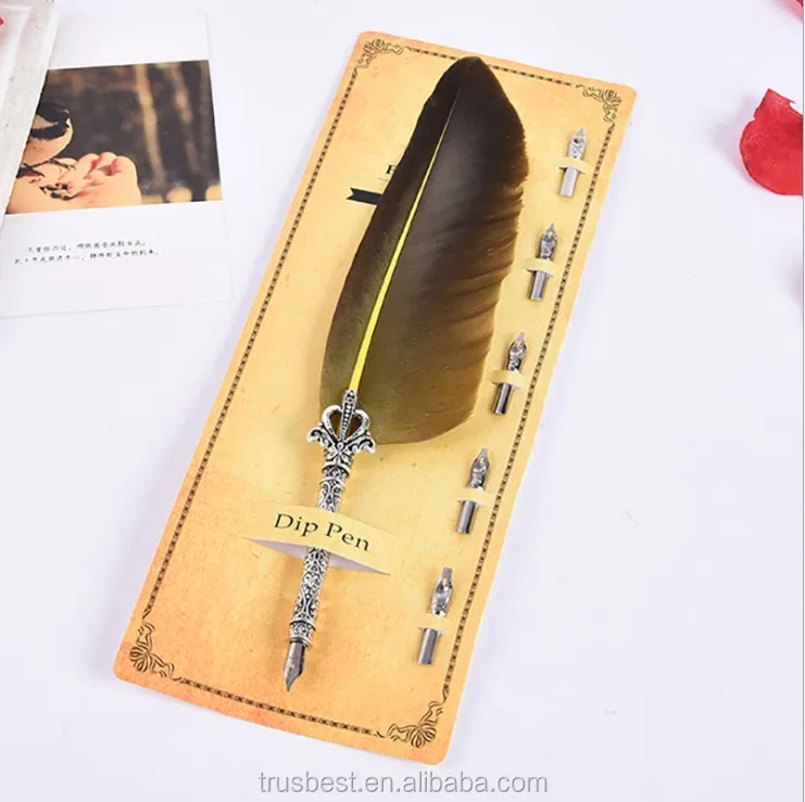 Personalized Beautiful Luxury Best Gift Quill Fountain Pen Feather Pen