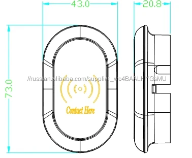 New Digital Electric Furniture Fashion Rfid Keypad Reader Door Lock