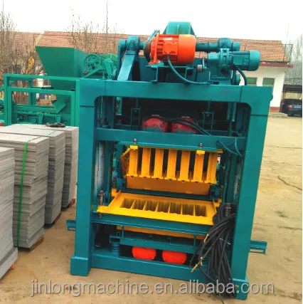 Cement hollow brick machine QT4-28 full-automatic concrete block forming machine sells well in Africa