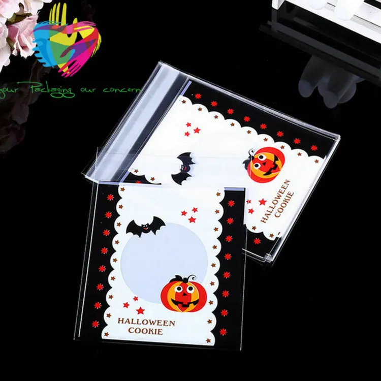 2017 Alibaba China OPP CPP PP Polypropylene Plastic Gift Bag For Cookies Biscuits Cracker Packing