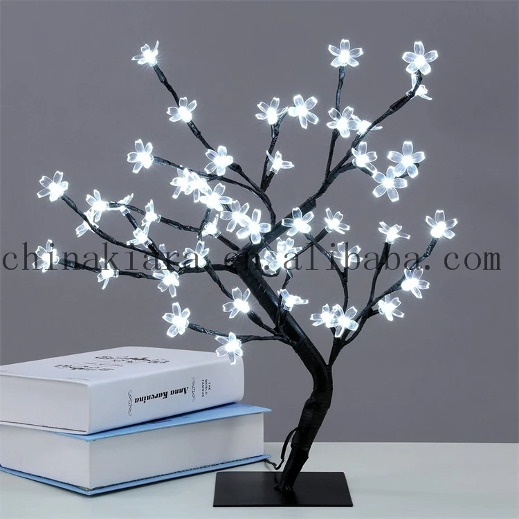 Factory supply   battery operated   warm white 24 36 48   led tree cherry blossom tree light