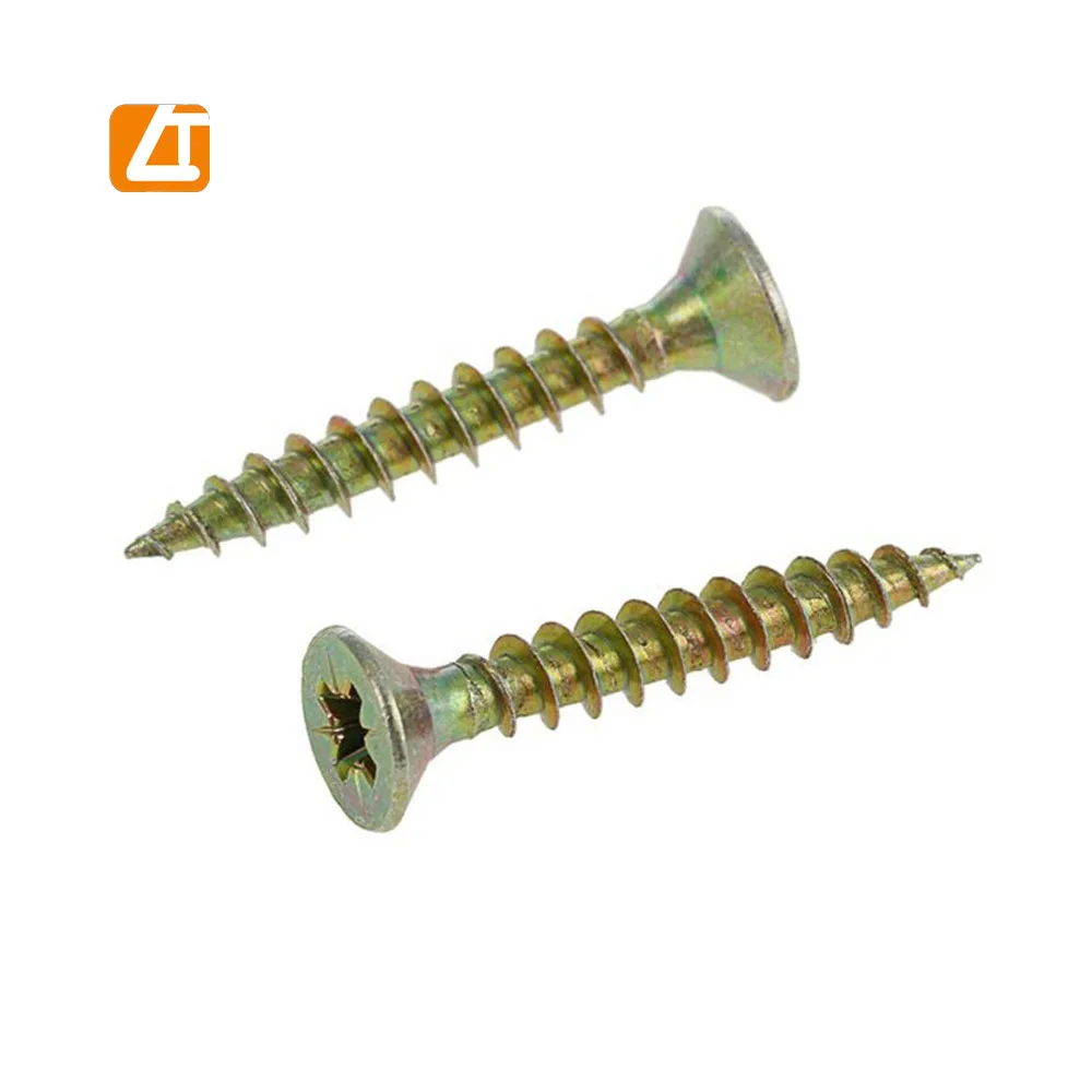 tornillo para melamina countersunk head single line tornillo de aglomerado