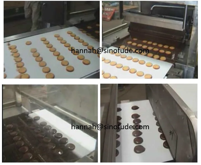 Chocolate enrobing machine with cooling tunnle/Chocolate Enrober Energy Bar Making Machine
