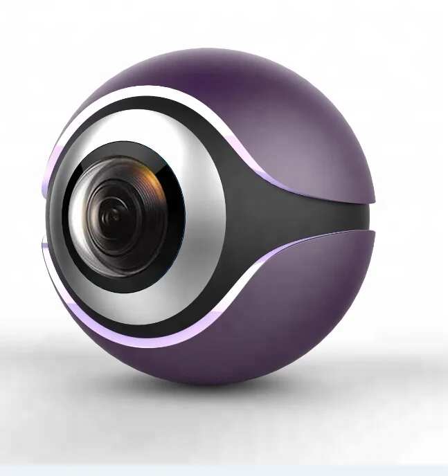 
Double 360 Degree Panoramic Camera Pano Live Video Camera for Android Smartphones 