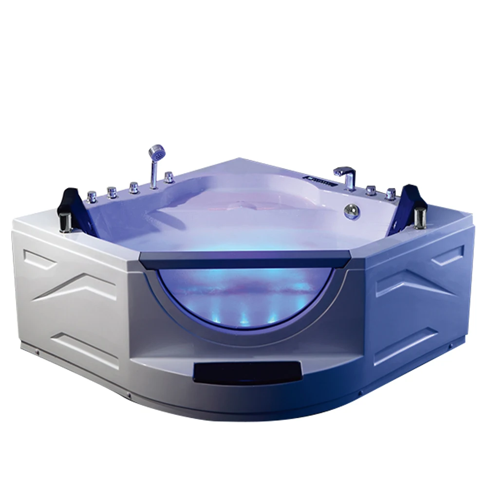 cheap bathtub&whirpools turkish bath european style two person fm radio massage corner whirlpool bathtub
