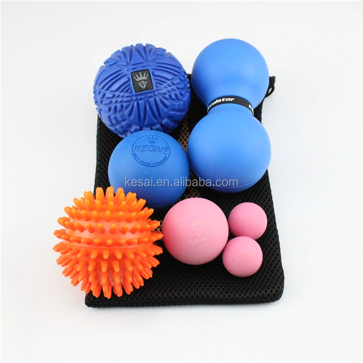 Durable Pilates Customized logo Physical Therapy chiropractic Products myofascial self massager ball Set