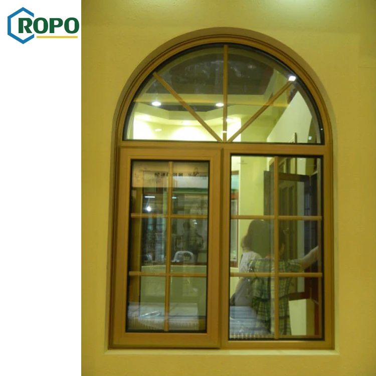 AS2208 AS2047 Arch Fixed Size Curve Aluminum French European Home House Windows