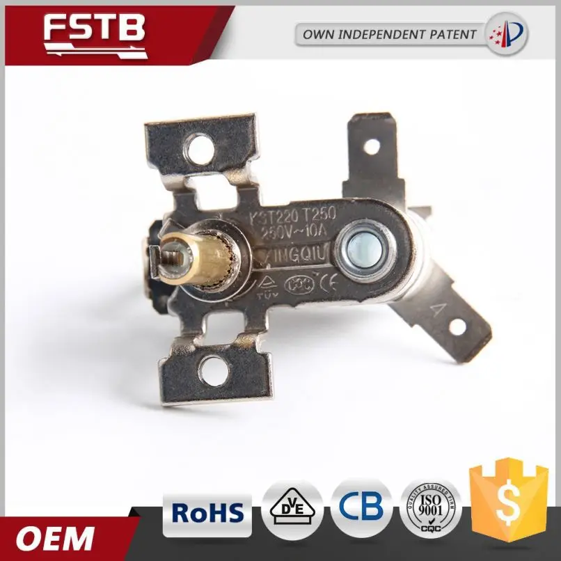 Quality Assurance Hvac Parts CB RoHS Defrost Bi-Metal Thermostat Switch