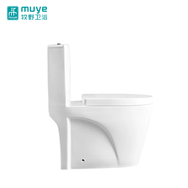 UPC Modern One Piece Design Sanitary Ware Ceramic Dual Flush  White or Black Toilet