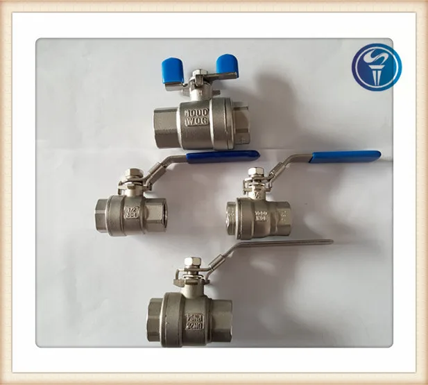 Stainless steel 2pc ball valve