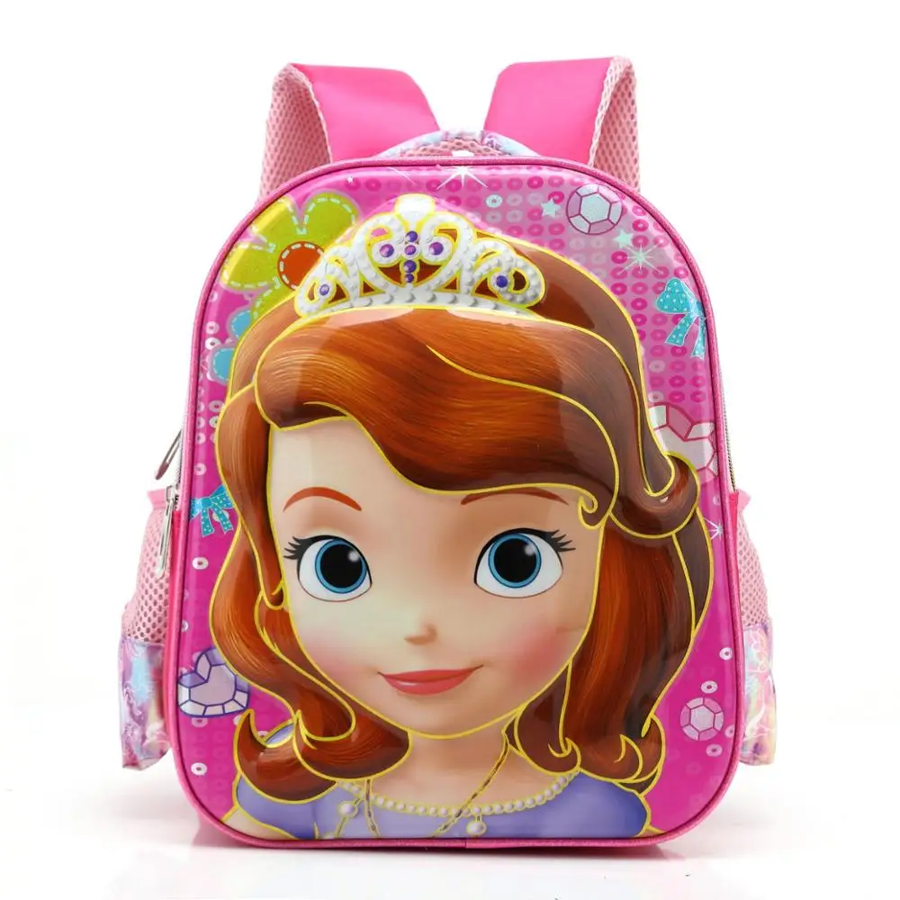 Popular Products 2019 Cute Sofia Girl Backpack Kids School Fashion Bag