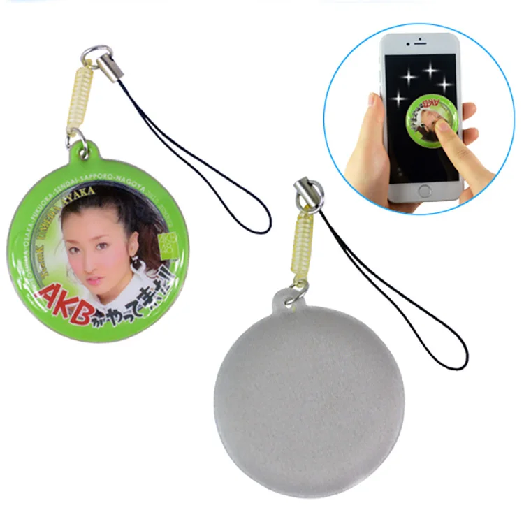 Очиститель экрана мобильного телефона с брелоком из ПВХ