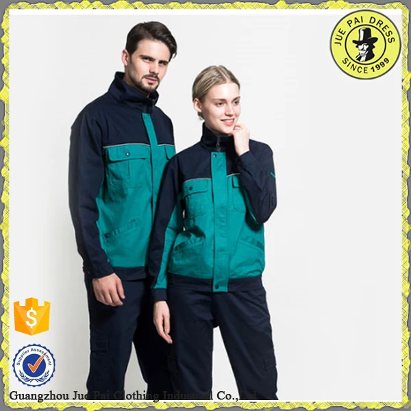 Winter Jacket And Pants Workwear For Factory Worker Uniform